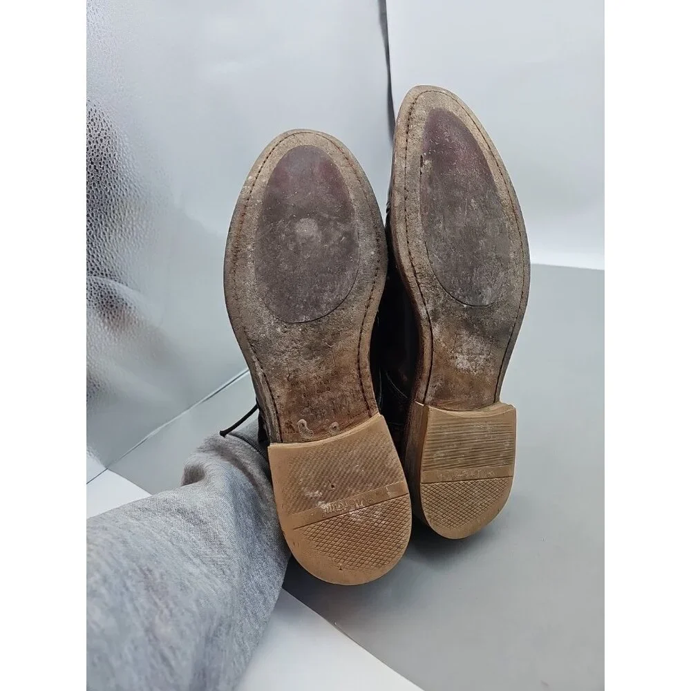 Johnston & Murphy Vintage Cap Toe Derby Handmade Italian Calf Skin‎ Leather 10M